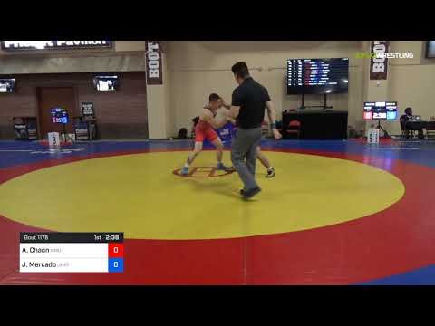 2018 Marine Corps US Open/Senior Men's Greco-Roman 87 Con 8 #1 - Austin Chaon (NMU-) Vs. Jovan Mer