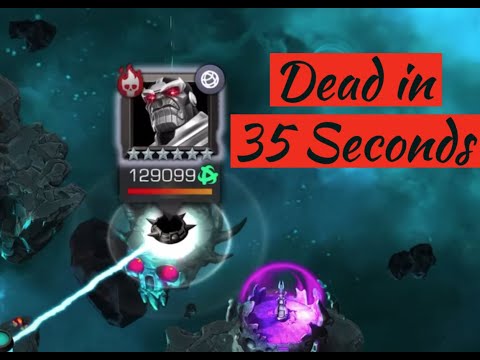 Gauntlet Thanos Boss Dead in 35 Seconds