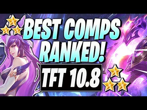 10.8 PATCH BEST COMPS RANKED TFT - Teamfight Tactics Team Tier List SET 3 Galaxies Meta Mobile Guide