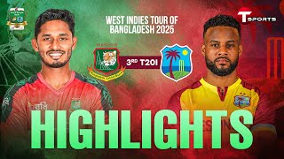 Download lagu Highlights | Bangladesh vs West Indies, 3rd T20I | West Indies tour of Bangladesh, 2025 | T Sports mp3 Download lagu Highlights | Bangladesh vs West Indies, 3rd T20I | West Indies tour of Bangladesh, 2025 | T Sports mp3