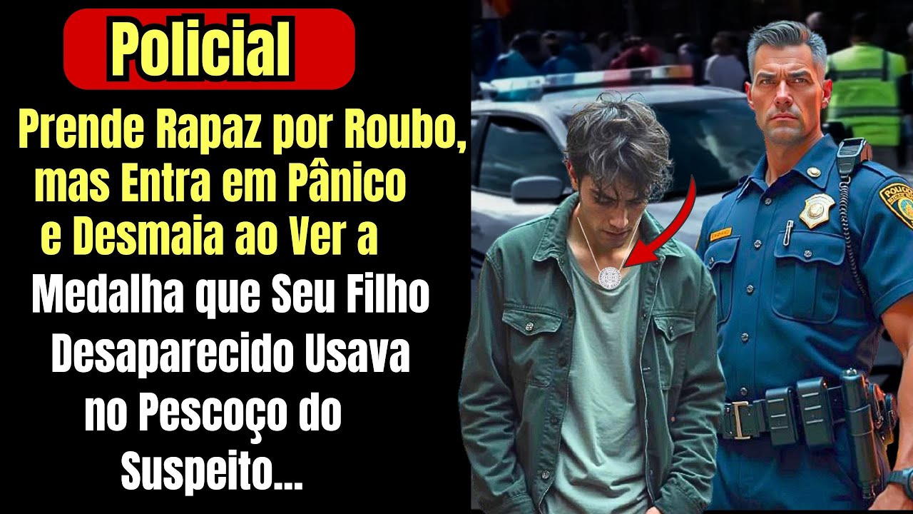 Policial Prende Rapaz por Roubo, mas Entra em Pânico e Desmaia ao Ver a Medalha que Seu Filho De...