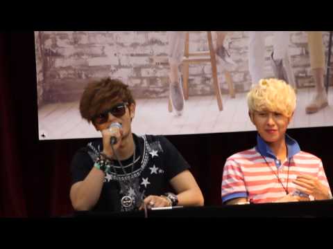 130517 ZE:A5 Fansign: When Dongjun is finished signing