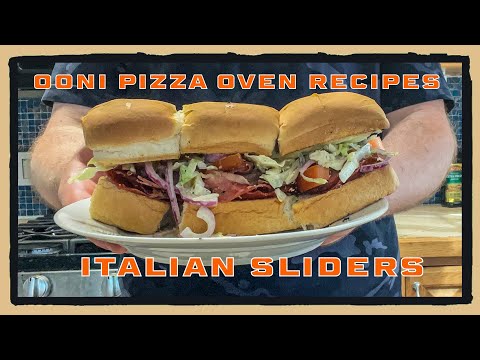 OONI OUTDOOR PIZZA OVEN RECIPES | Making Italian Grinder Sliders at Home