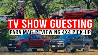 Guesting sa isang Motoring TV Show para mag-review ng 4x4 pick-up! | Behind The Scene