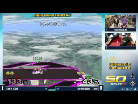 LSSD #45 Singles WR3: Yoshi vs. SSBM-T | Trichael Man - SSBM