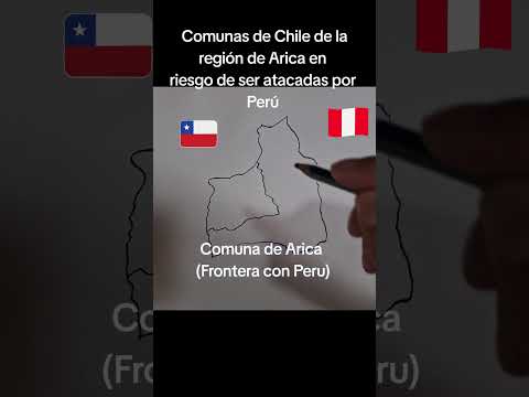 Comunas de Chile de la región de Arica en riesgo de ser atacadas por Perú #chile #peru #guerra #kast