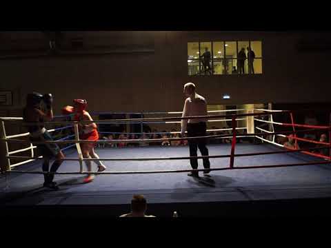 Benedikte Mikkelsen, HAK vs. Klaudia Lewadny Esbjerg BBK - Via fightnight 6 2018