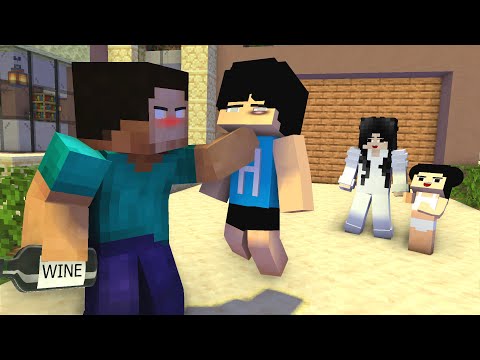 Gianzcraft vs. EVIL Herobrine Family: CRAZY Minecraft Animation!