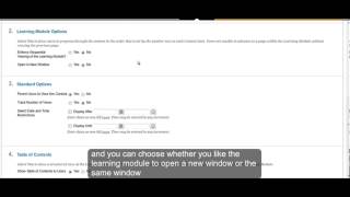 Creating a Learning Module - Blackboard Learn