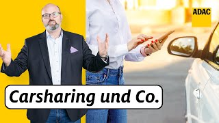 Auto-Abo, Carsharing und Co. Wo sind die Unterschiede? | ADAC | Recht? Logisch!