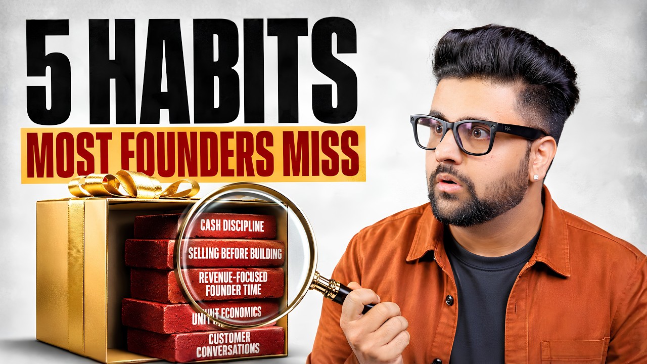 5 Habits of Top Founders That Actually Make a Difference | Sahil Khanna