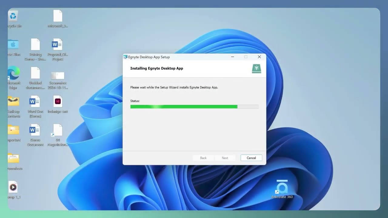 Installing the Egnyte Desktop App