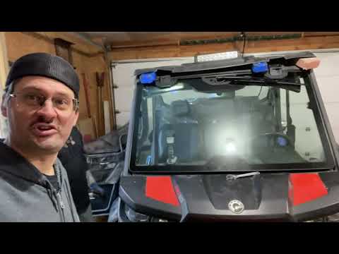 How To Replace a Windshield on A Can Am Defender #sidebyside #canam #michigan