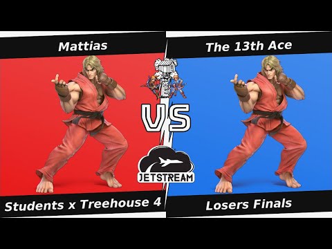 Students x Treehouse 4 Losers Finals - Mattias (Ken) Vs. The 13th Ace (Ken) Smash Ultimate - SSBU