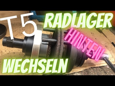 Change the T5 wheel bearing (rear) yourself to eliminate the humming noise. VW T5 hums/roars!