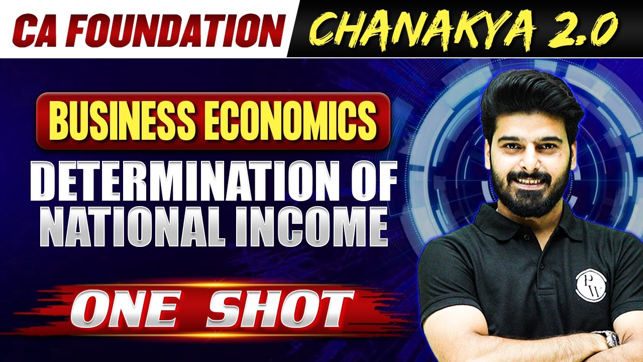 Business Economics: Determination of National Income | CA Foundation Chanakya 2.0 Batch 🔥