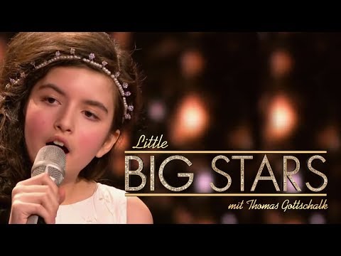 Die erfolgreiche Jazz-Sängerin (Angelina) | Little Big Stars mit Thomas Gottschalk | SAT.1