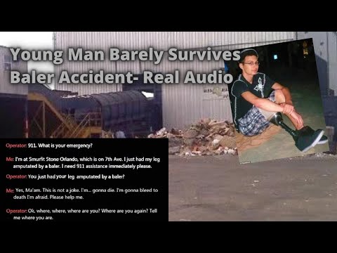 Chilling Real 911 Call- Amputated Foot/ Lower Leg