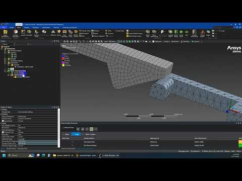 Ansys Mechanical: Snap fit simulation - Nonlinear contact - Material - Large deflection