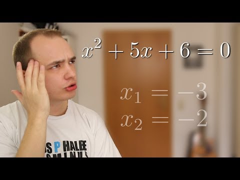 Quadratische Gleichungen einfach im Kopf lösen!