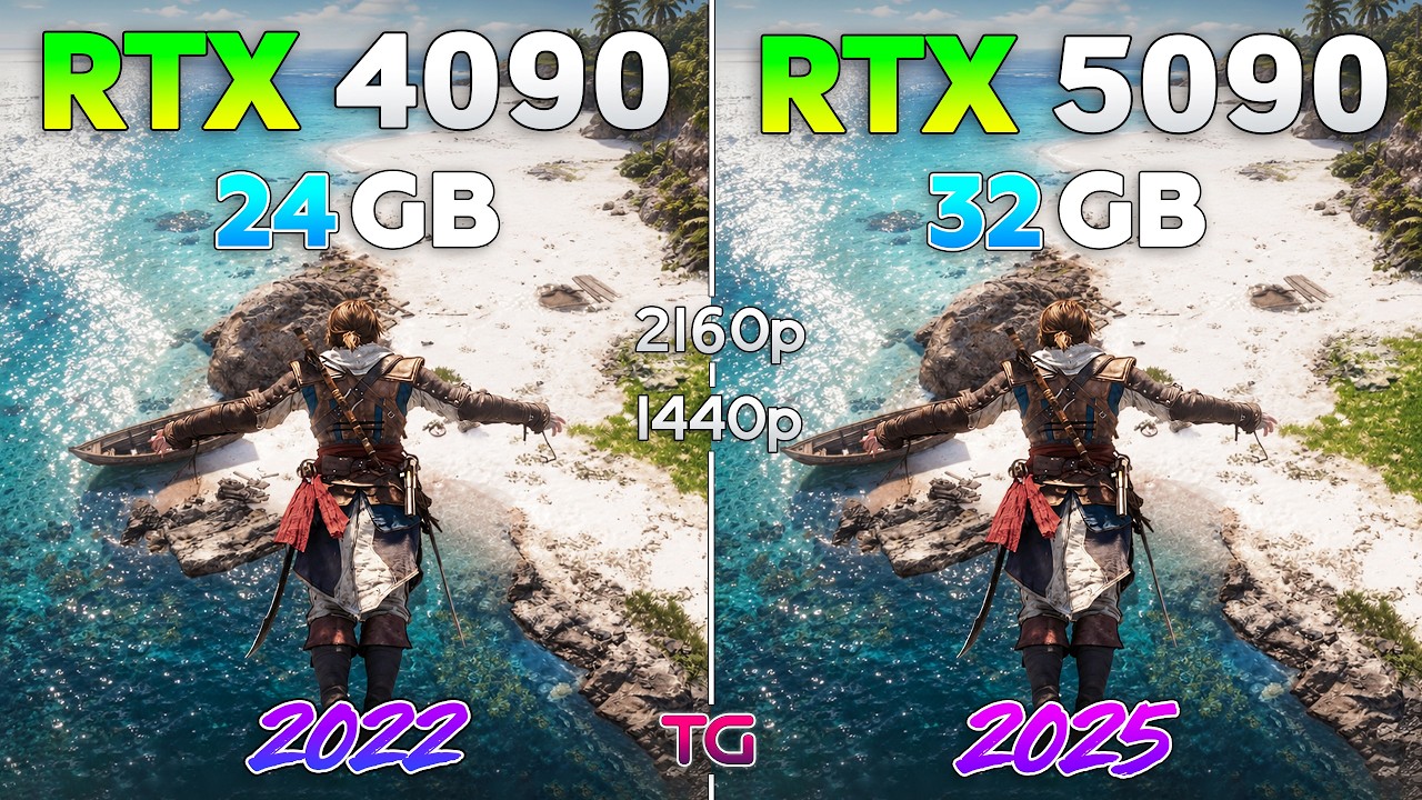 RTX 4090 vs RTX 5090 - Test in 12 Games with New Drivers | 1440p & 4K