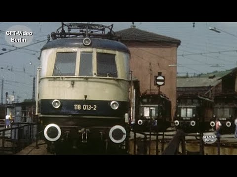 Hauptbahnhof Würzburg gestern: BR 03, 23, V 200.0, V60, E18, E44