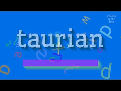 How to say "taurian"! (High Quality Voices)