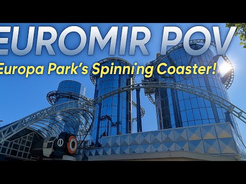 Euro-mir POV - Spinning Coaster in the Skylines of Europa Park!