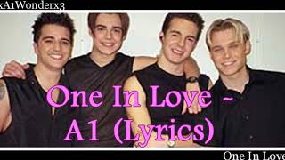 One in love A1 (lyrivs)