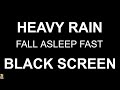 Black Screen Rain NO THUNDER, Heavy Rain Sounds For Sleeping, Night Rain For Sleep by Still Point