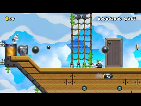 Super Mario Maker 2 Level Showcase: NSMBS Ludwigs Airship