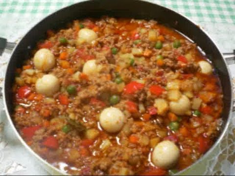"Pork Giniling" (menudo style)