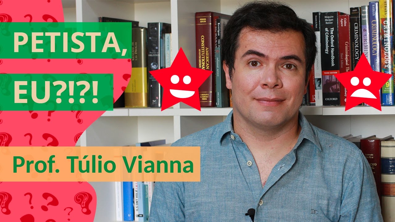 Tulio Vianna é petista ? É filiado ao PT ? É amigo do Lula ? A verdade revelada!