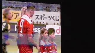 トーレス引退試合！サガン鳥栖選手入場シーン