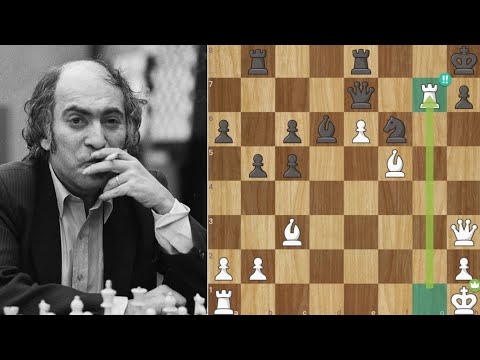Mikhail Tal vs F Norman Stephenson| brilliant🥶 rook sacrifice 😱 #brilliantendgame #chessanalysis 