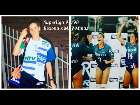 Superliga 97/98 -  Rexona x MRV Minas - Vôlei Feminino