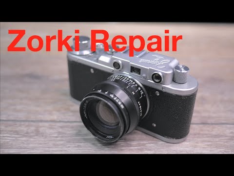 Servicing the Zorki 1E
