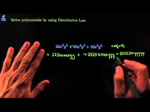 046.04.06 factor polynoimals by DL