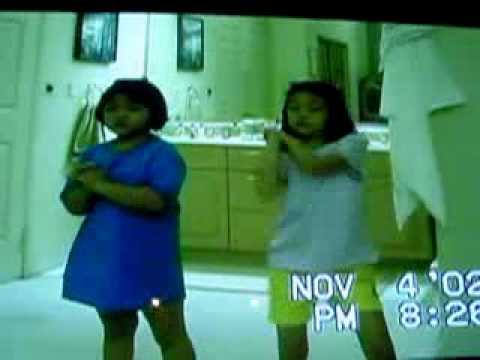 Misha and Mira dancing to Upside Down