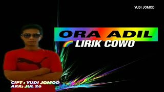 Download lagu ORA ADIL NINING LIVINA NADA COWO mp3