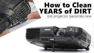 How to Clean Old Projector (Tutorial)