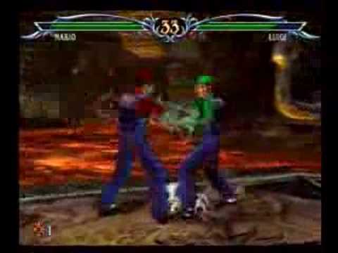 Soul Calibur III: Mario VS. Luigi