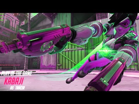KABAJI BEST TRACER! INSANE TRACKING! 47 ELIMS! POTG! [ OVERWATCH SEASON 18 TOP 500 ]