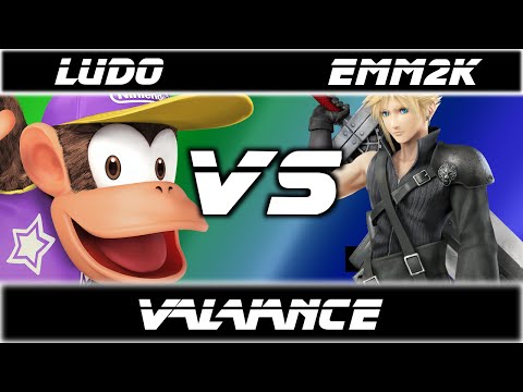 Valiance Δ - Emm2K (Cloud) vs  Lud0 (Diddy, Falcon) - WR2 - Smash 4 - Wii U