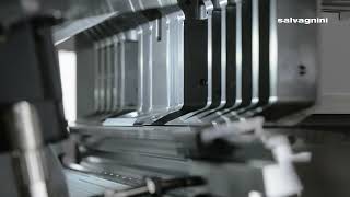 Salvagnini panel bender  P1 automatically bends a drawer