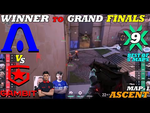 (EMEA) WINNER TO GRAND FINALS!  Gambit vs ACEND || MAP 1 ASCENT VCT EMEA Challengers Playoffs - Day9