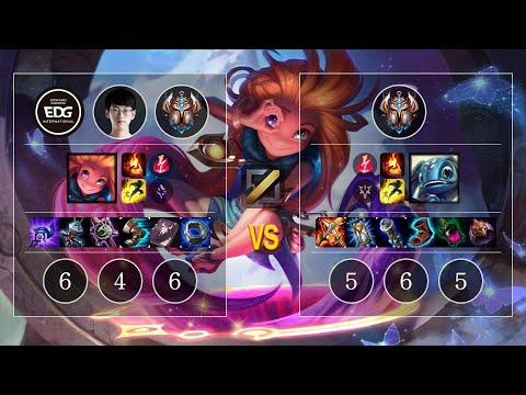 EDG Scout Zoe vs Fizz Mid - KR Challenger Patch 10.11