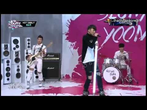 130808 KANG SEUNG YOON - Wild & Young  @ M! Countdown Summer Special
