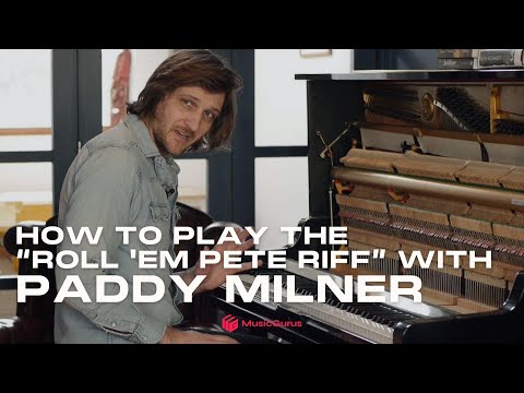 How to play the Roll 'Em Pete Riff on Piano with Paddy Milner