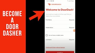 How to Sign Up for Door Dash Driver Program